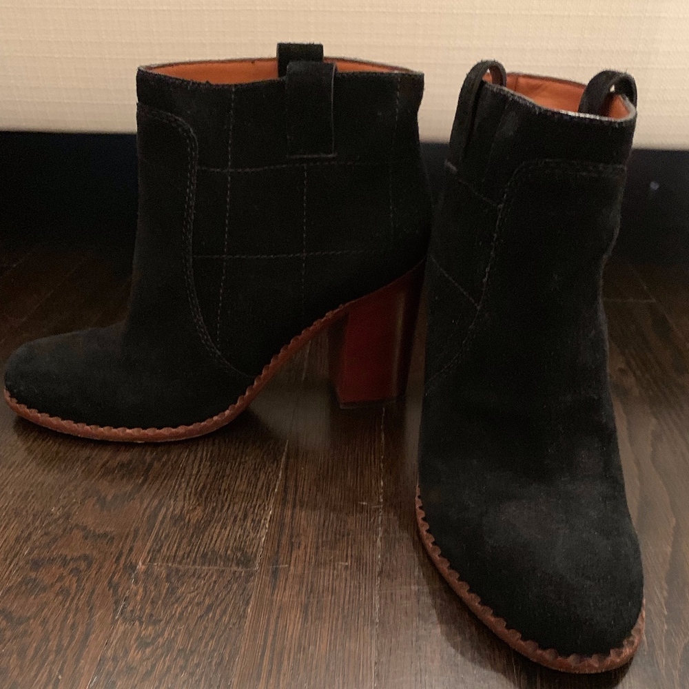 Marc by Mark Jacobs Black Suede Booties